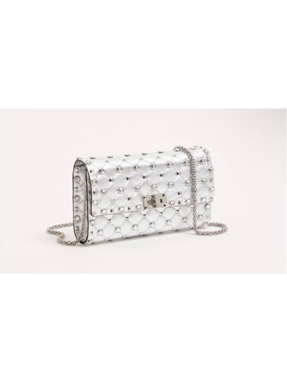 Valentino Garavani Rockstud Spike Shoulder Bag NWT 8W0B0137EDU